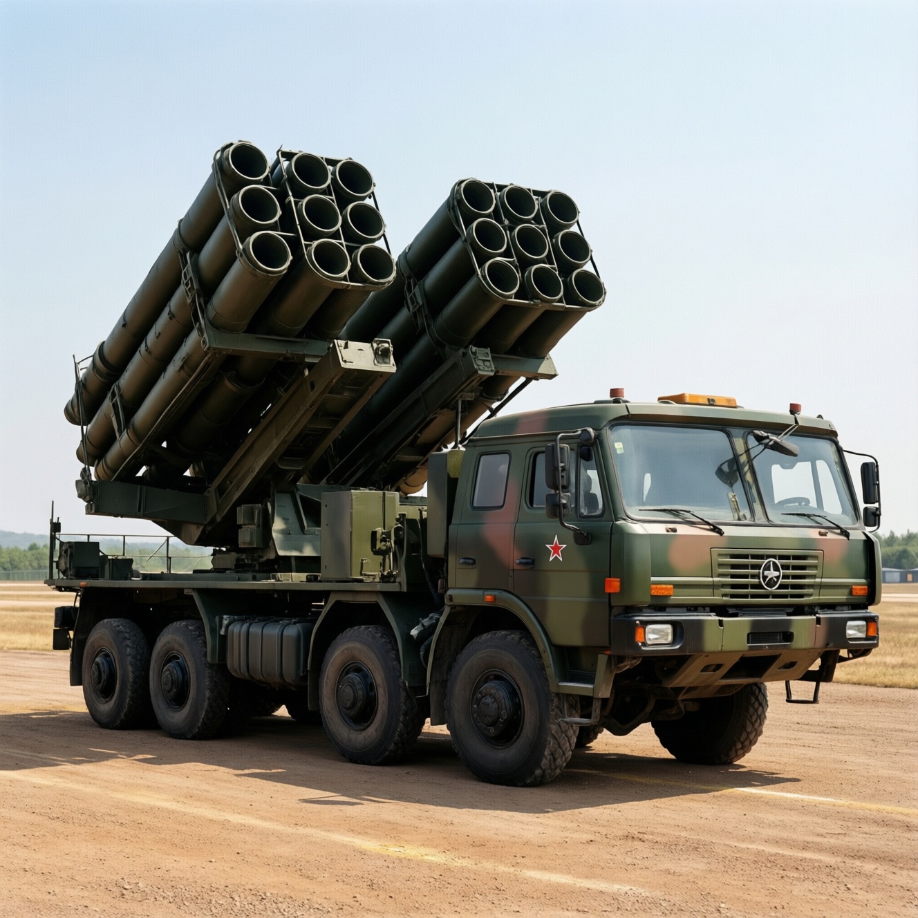 122-мм РСЗО Bm-11 КНДР: адаптация Bm-21 «Град» с 30 направляющими в двух блоках